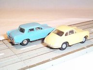 Fiat 1800 und Porsche 356 Typ 1